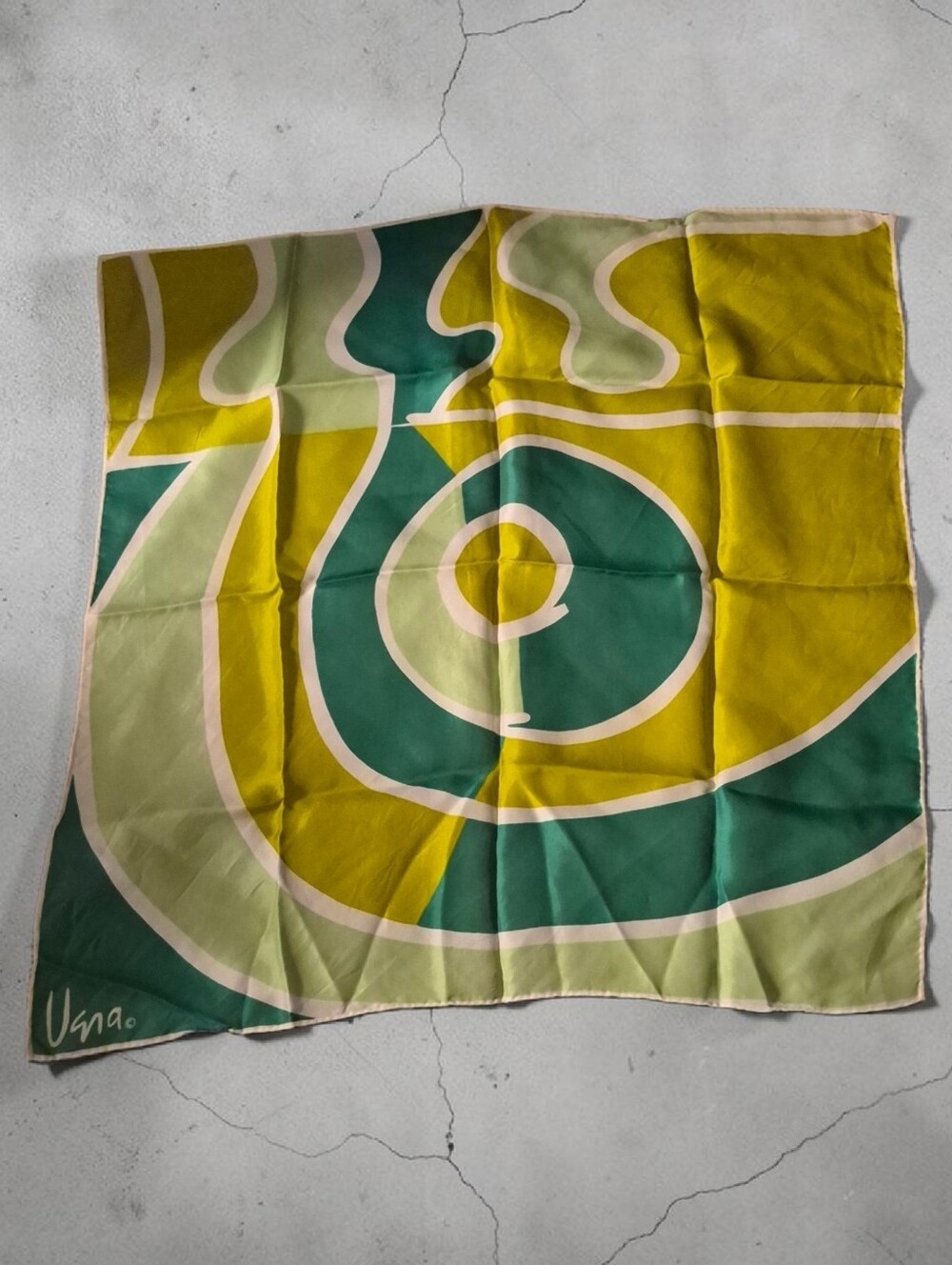 Vera Neumann 70's Square Silk Scarf